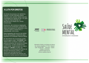 folder saúde mental - Portal - Ministério Público do Estado da Bahia