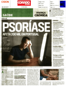 Psoríase afeta 200 mil em Portugal