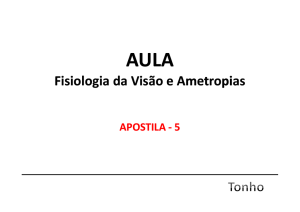 AULA 3 -Fisiologia da Visão