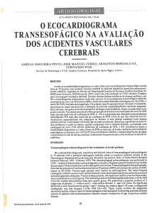 o ecocardiograma transesofágic 1 na ava iação dos ac dentes