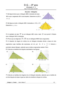 DG – 8º ano - Colégio I. L. Peretz