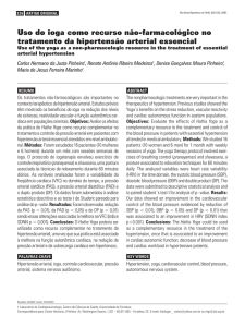 Uso do ioga como recurso não-farmacológico no tratamento da