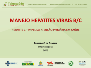 Slides - Manejo de hepatites virais C
