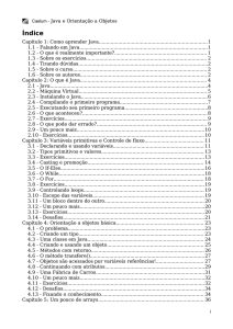 Apostila de Java e Orientação a Objetos