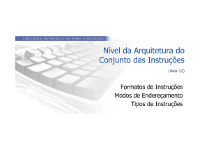 N&iacute;vel da Arquitetura do Conjunto das Instru&ccedil;&otilde;es