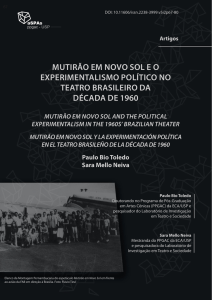 mutirão em novo sol e o experimentalismo político no teatro