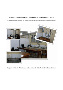 laboratório de física molecular e termodinâmica