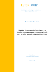 Modelos Teóricos de Difusão Dérmica