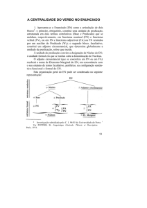 A centralidade do verbo no enunciado / Joaquim Fonseca. Revista