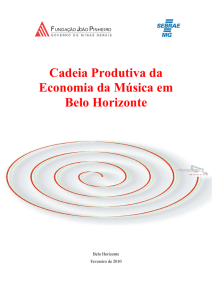 Diagnóstico da Cadeia Produtiva da Música em Belo Horizonte