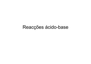Reacções ácido-base