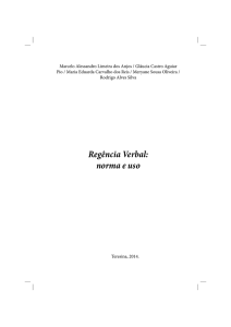 Regência Verbal: norma e uso - SIGAA