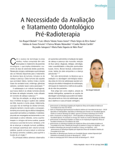 A Necessidade da Avaliação e Tratamento Odontológico Pré