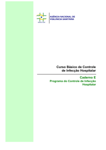 Programa do Controle de Infecção Hospitalar