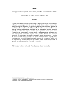 Percepção da cliente gestante sobre o exame preventivo de câncer