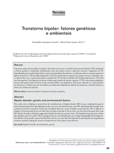 Transtorno bipolar: fatores genéticos e ambientais