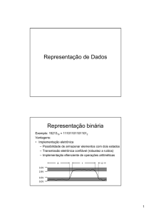 Representação de Dados Representação binária - PUC-Rio