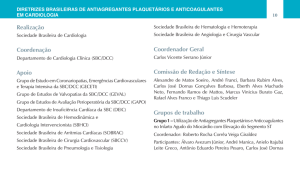 Diretrizes Brasileiras de Antiagregantes Plaquetários e