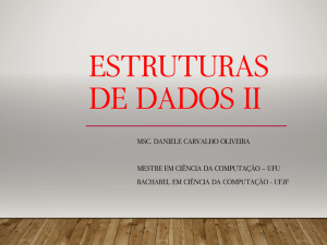 ESTRUTURAS DE DADOS II