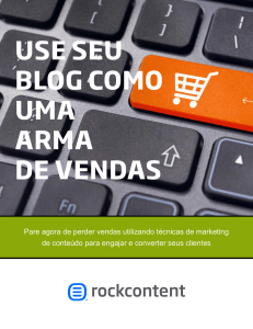 use seu blog como uma arma de vendas