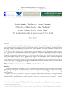 Erosão Costeira - Tendência ou Eventos Extremos? O Litoral entre