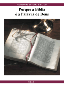 Porque a Bíblia é a Palavra de Deus