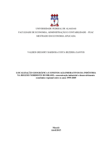 concentração industrial e desenvolvimento econômico regional