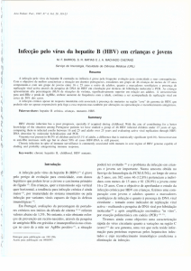 Infecção pelo vírus da hepatite B (HBV) em crianças e jovens