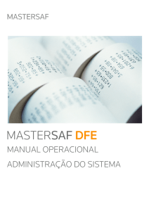 Manual Operacional Administração do Sistema