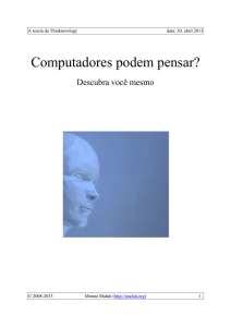 Computadores podem pensar?