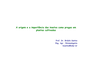 Aula 1 - Origem e importância das pragas de plantas