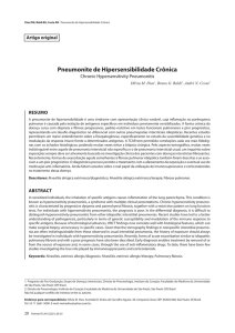 Pneumonite de Hipersensibilidade Crônica