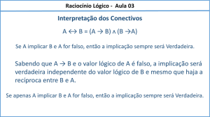 Raciocínio Lógico Slides Aula 3