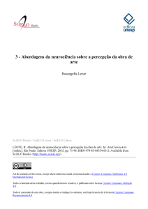 3 - Abordagens da neuroci&ecirc;ncia sobre a percep&ccedil;&atilde;o