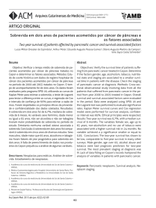 artigo original - Associação Catarinense de Medicina