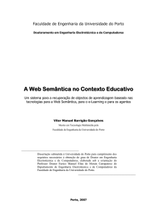 A Web Semântica no Contexto Educativo
