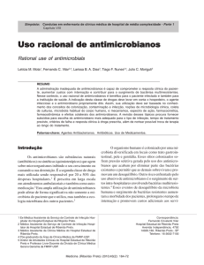 Uso racional de antimicrobianos - Revista Medicina, Ribeirão Preto