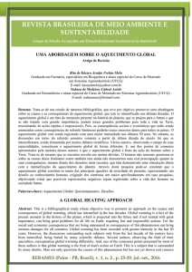 revista brasileira de meio ambiente e sustentabilidade