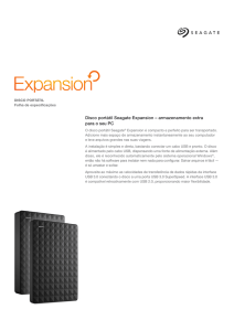 Disco portátil Seagate Expansion – armazenamento extra para o