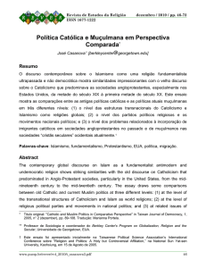 Política Católica e Muçulmana em Perspectiva Comparada* - PUC-SP