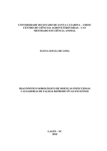 Diagnóstico sorológico de doenças infecciosas - udesc