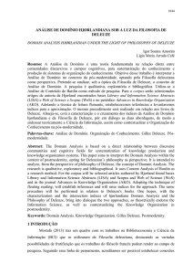 análise de domínio hjørlandiana sob a luz da filosofia