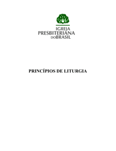 Princípios de Liturgia - Secretaria Executiva