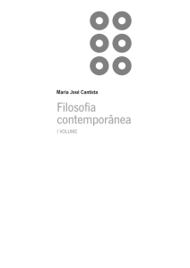 Filosofia contemporânea / Maria José Cantista