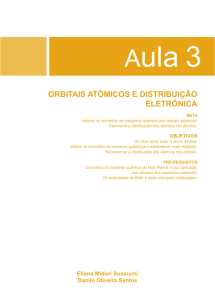 orbitais atômicos e distribuição eletrônica