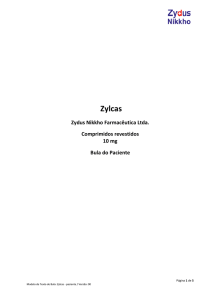 Zylcas - Anvisa