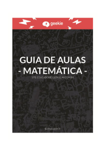 GUIA DE AULAS GEEKIE - MATEMÁTICA (1)