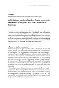 Mobilidades e territorializações, Estado e mercado: A economia