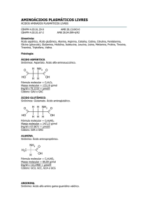 AMINOÁCIDOS PLASMÁTICOS LIVRES