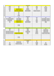 Segunda Terça Quarta Quinta Sexta 11 Filosofia LPLB Física